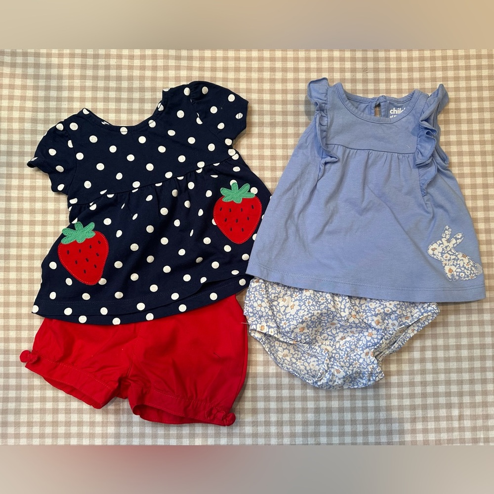 Child of Mine Navy and Light Blue Diaper Cover Set
